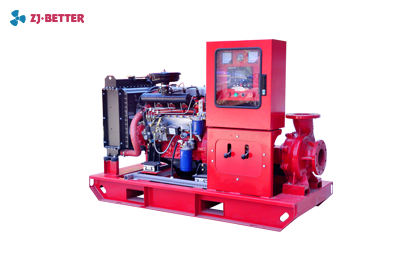 End Suction Fire Pumps with Diesel Engine